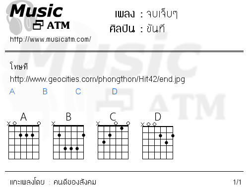 คอร์ดเพลง จบเจ็บๆ